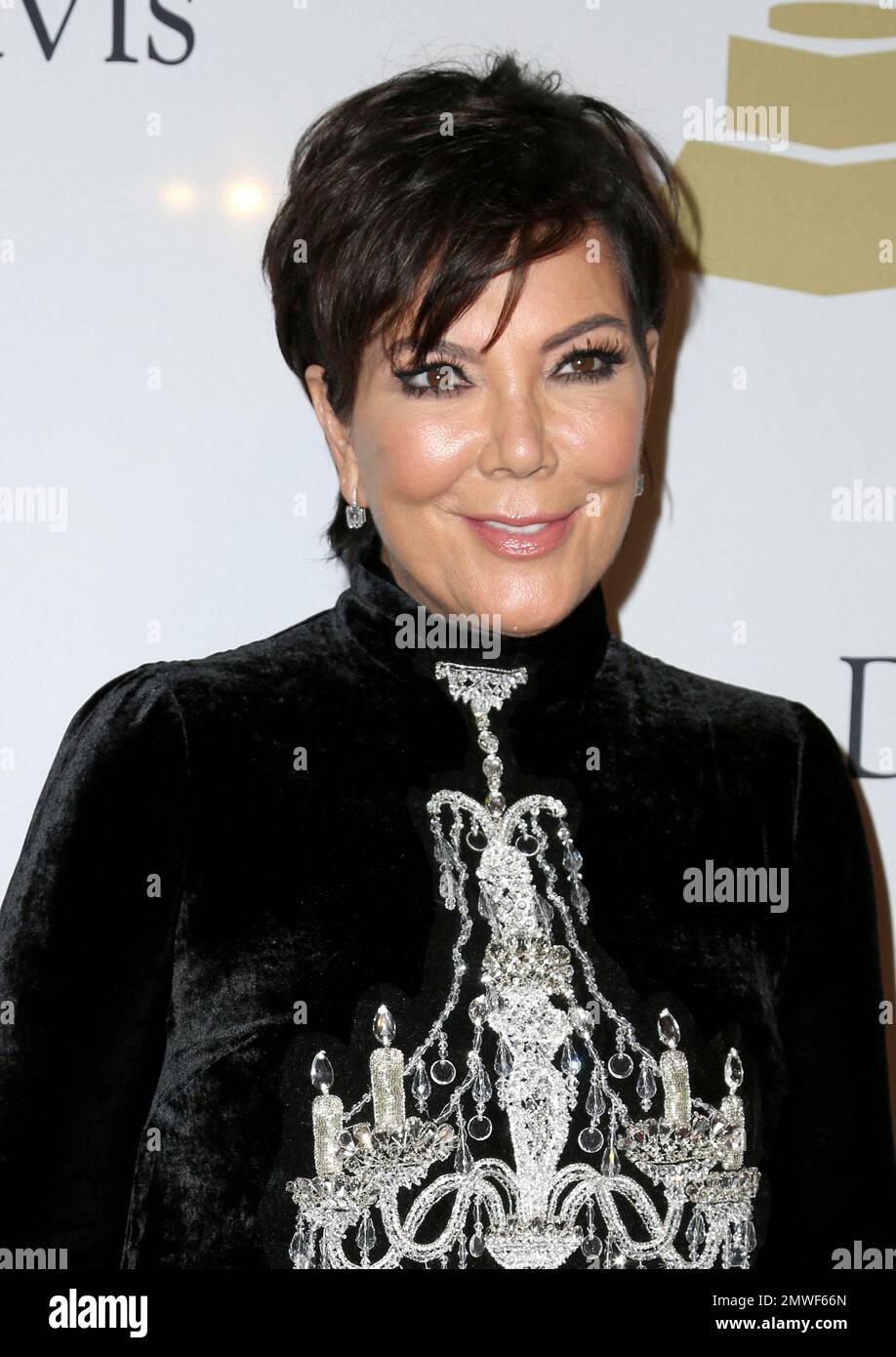 Kris Jenner attends the Clive Davis and The Recording Academy Pre ...