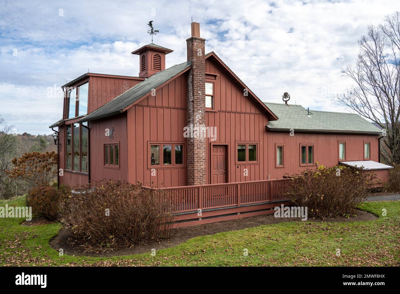 Norman Rockwell's Stockbridge Studio exterior located on the grounds of