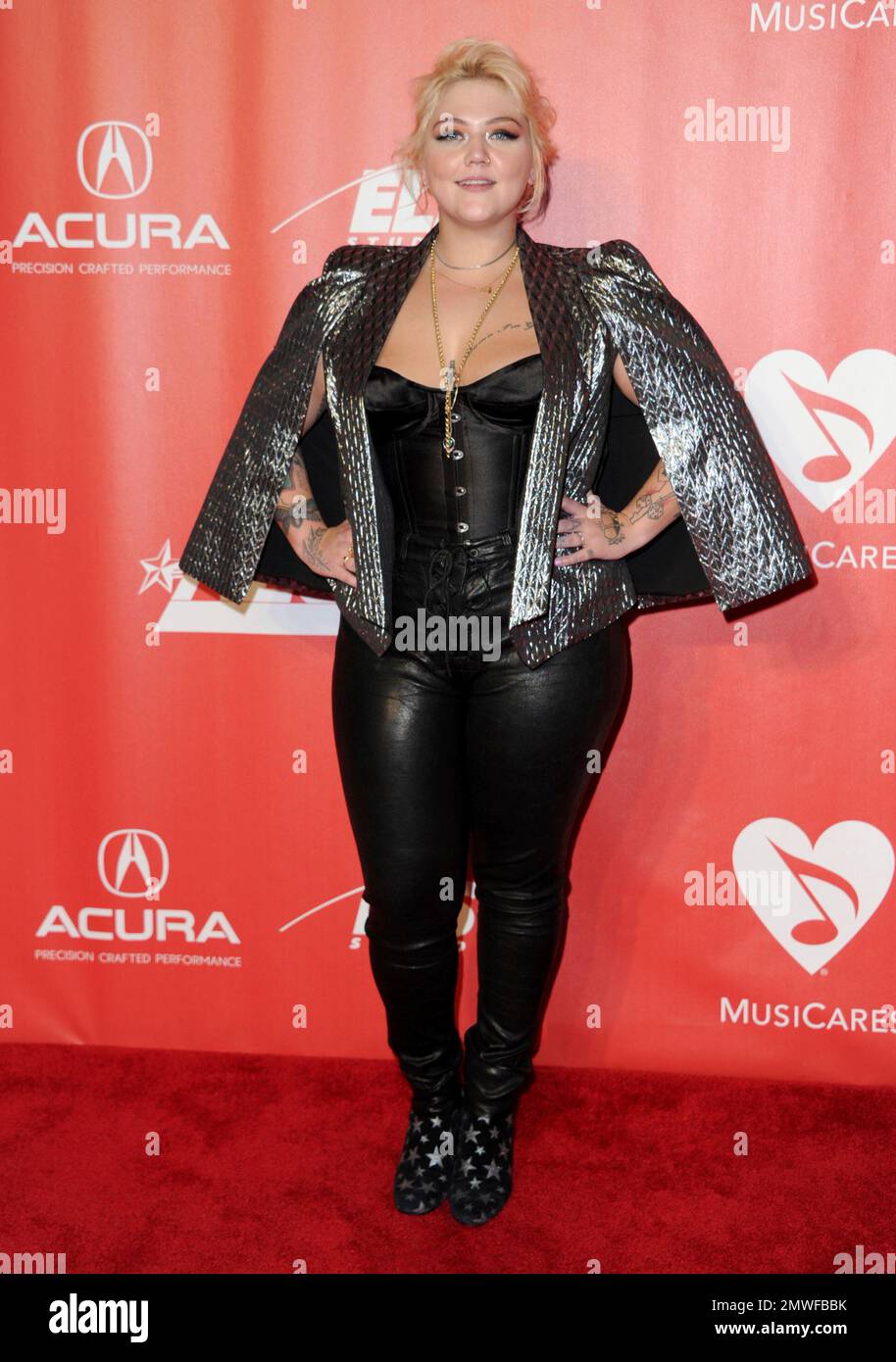 Elle King arrives at the MusiCares Person of the Year tribute honoring Tom Petty at the Los