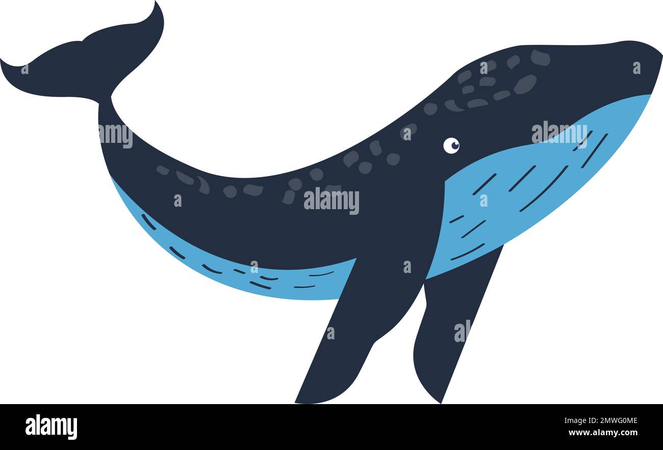 Humpback Whale sealife animal Stock Vector Image & Art - Alamy