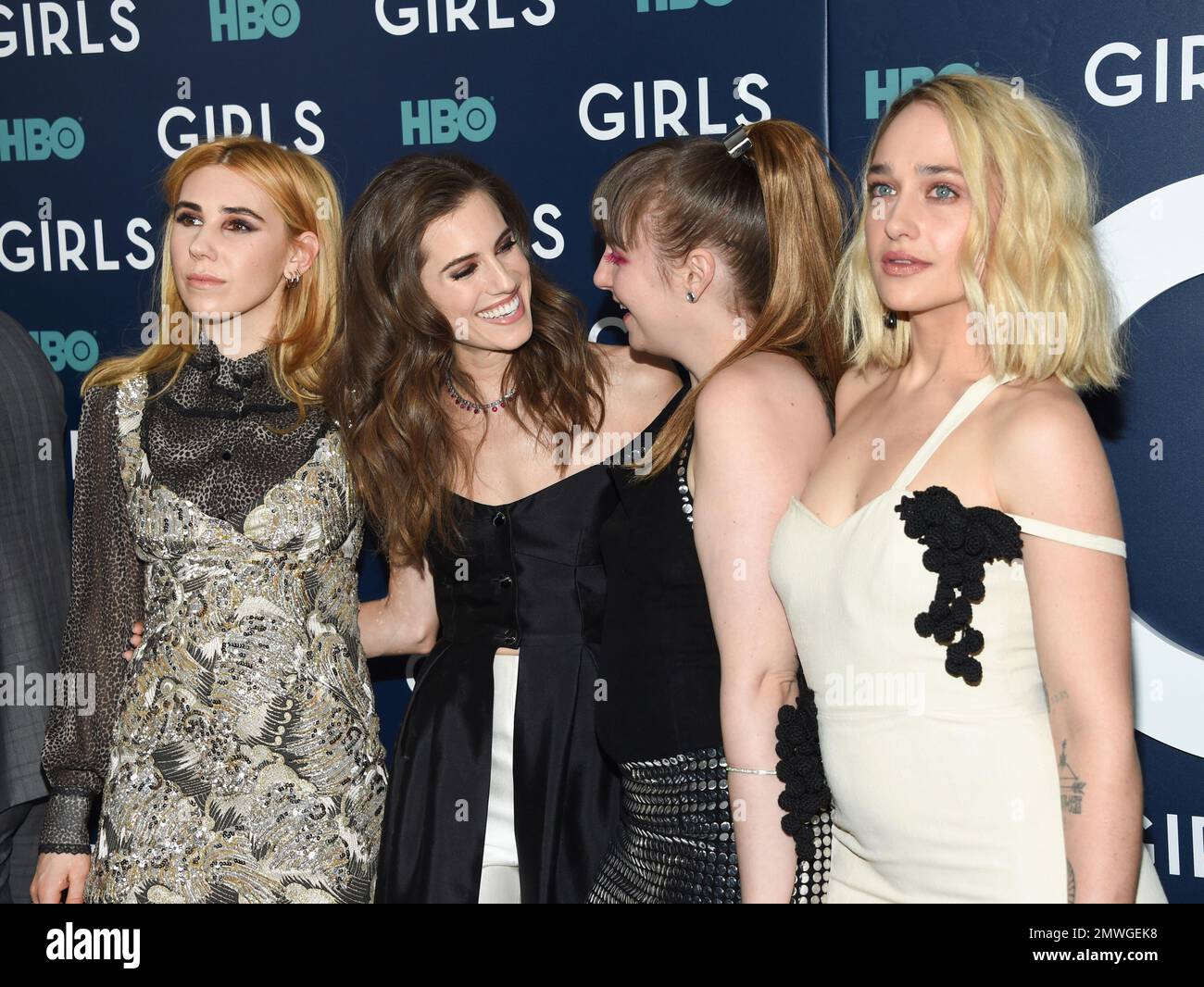 Actresses Zosia Mamet, left, Allison Williams, Lena Dunham and Jemima ...