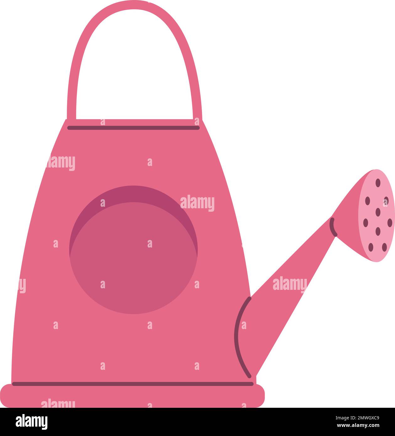 pink sprinkler water pot Stock Vector Image & Art - Alamy
