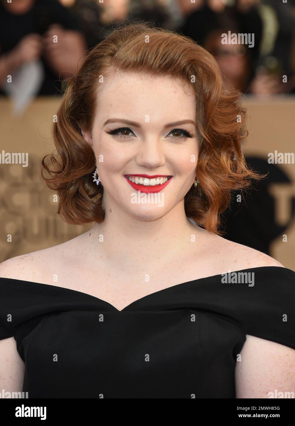 Shannon Purser arrives at the 23rd annual Screen Actors Guild Awards at