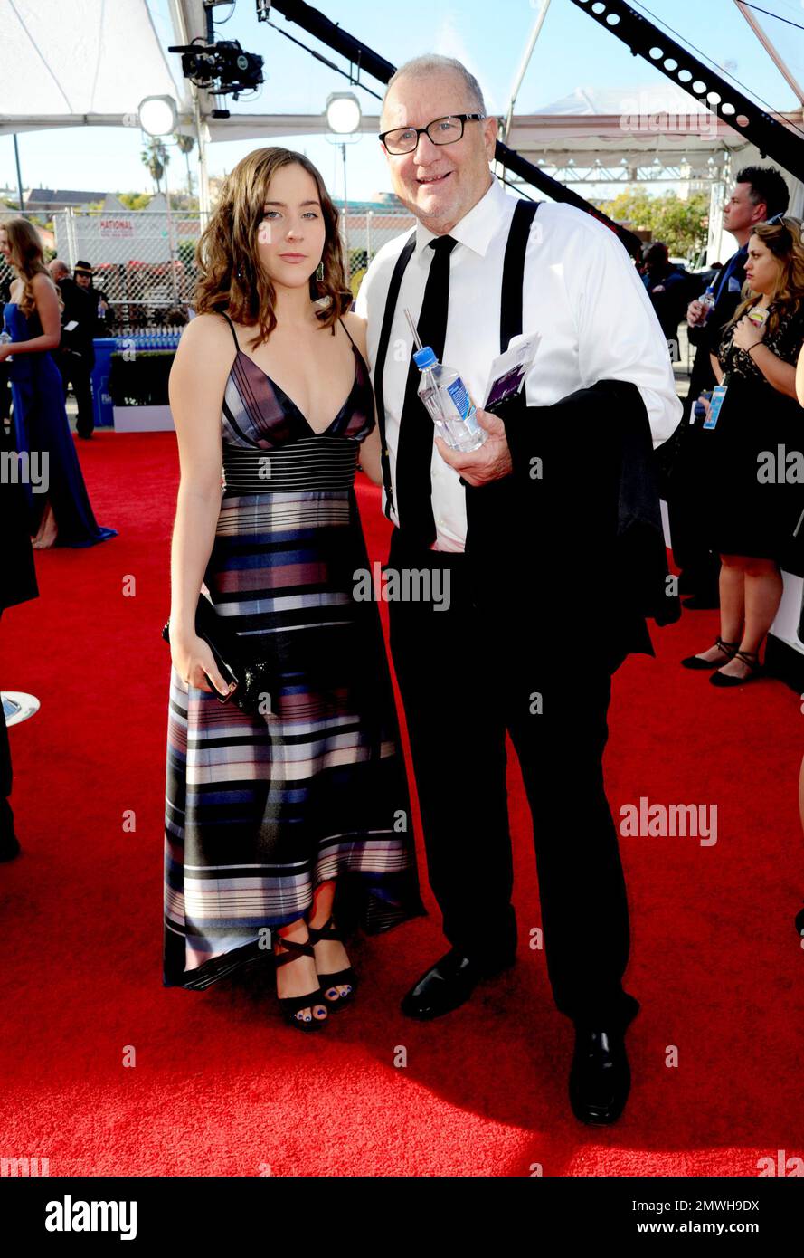 Ed O'Neill, right, and Sophia O'Neill arrive at the 23rd annual Screen
