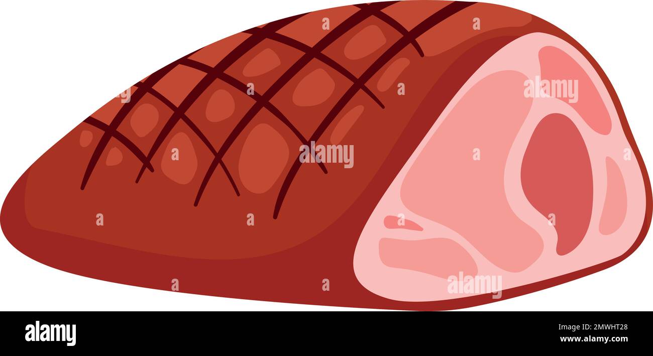 ham meat butcher product Stock Vector Image & Art Alamy