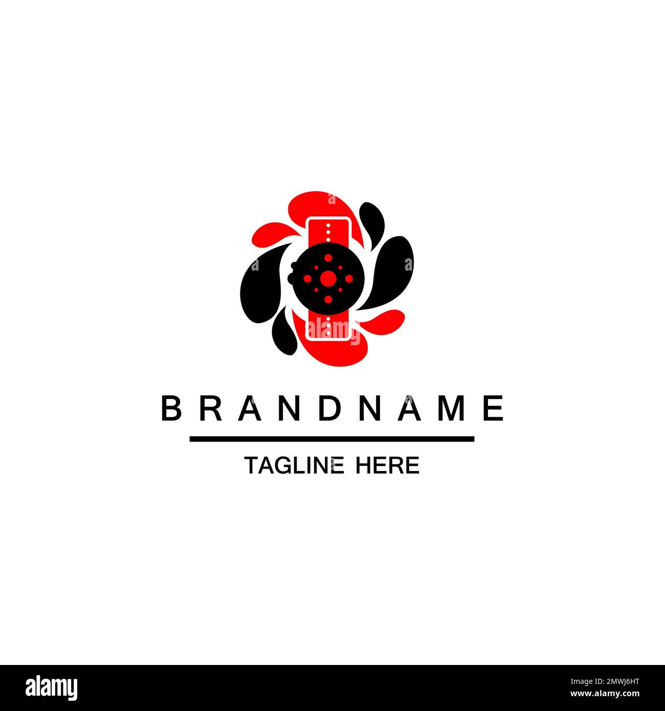 Smart watch logo. smart watch application logo vector icon ilustration Stock Vector
