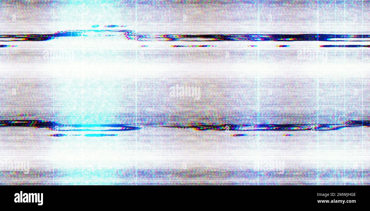 Seamless broken printer streaky faded lines CMYK color ink toner