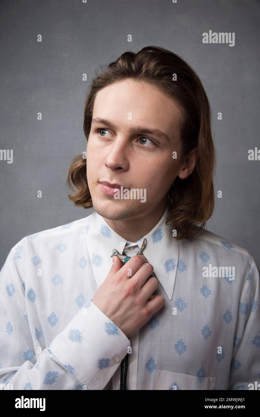 Actor Logan Miller poses for a portrait to promote the film, "Before I