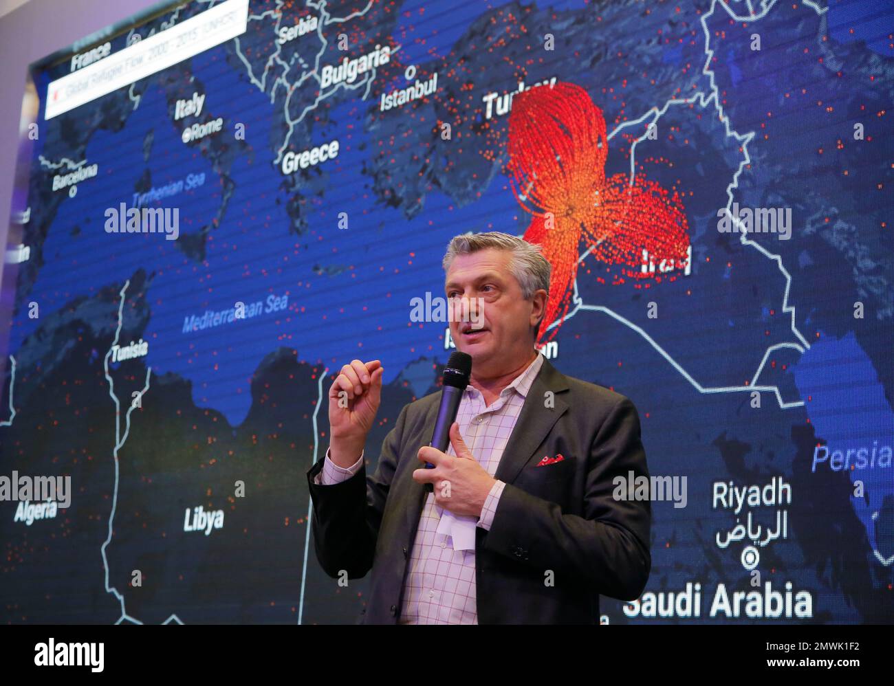 Filippo Grandi, United Nations High Commissioner for Refugees, speaks ...