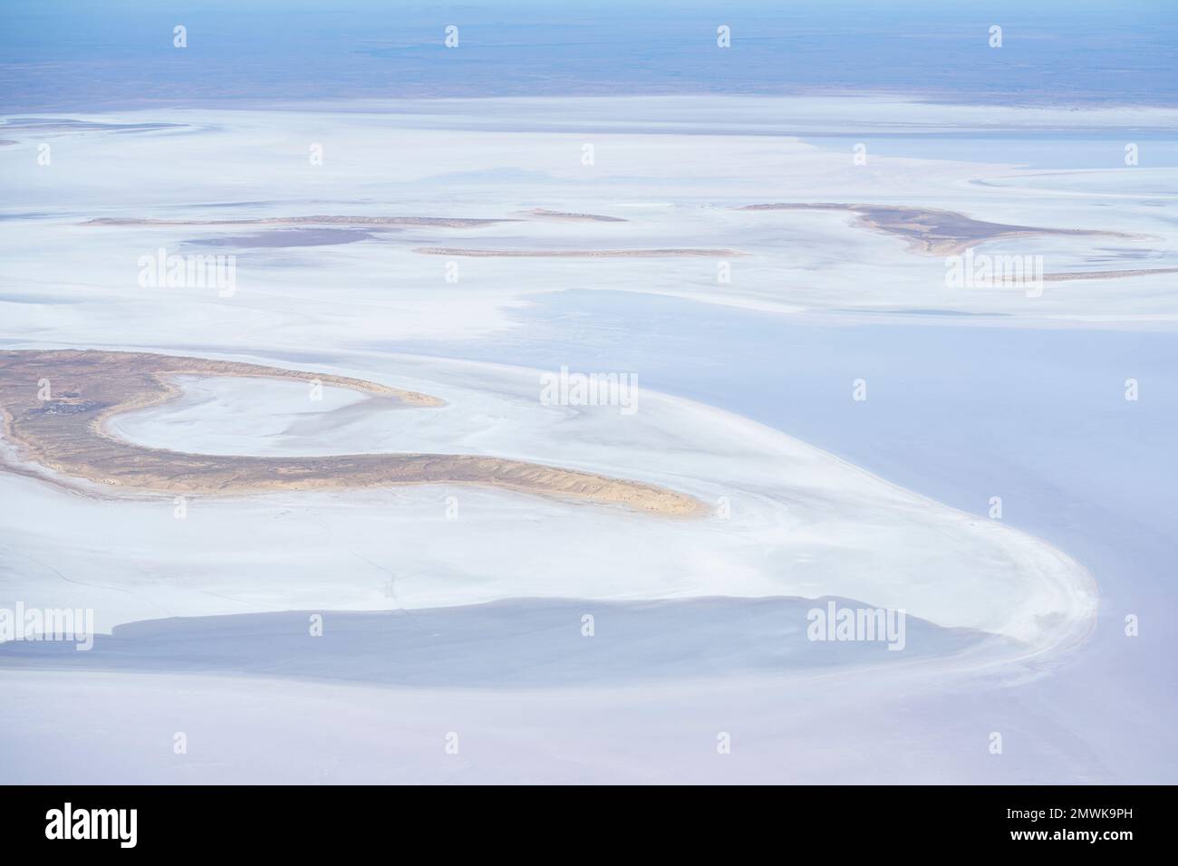 An aerial shot of Lake Frome in South Australia Stock Photo - Alamy