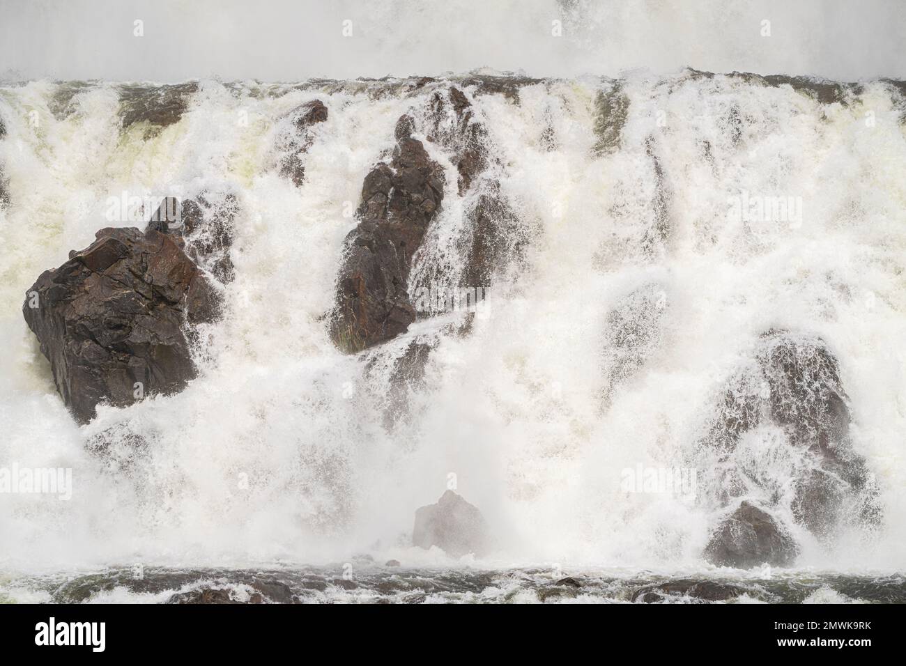 The Dartmouth Dam Spillway large rockfill embankment dam in Victoria