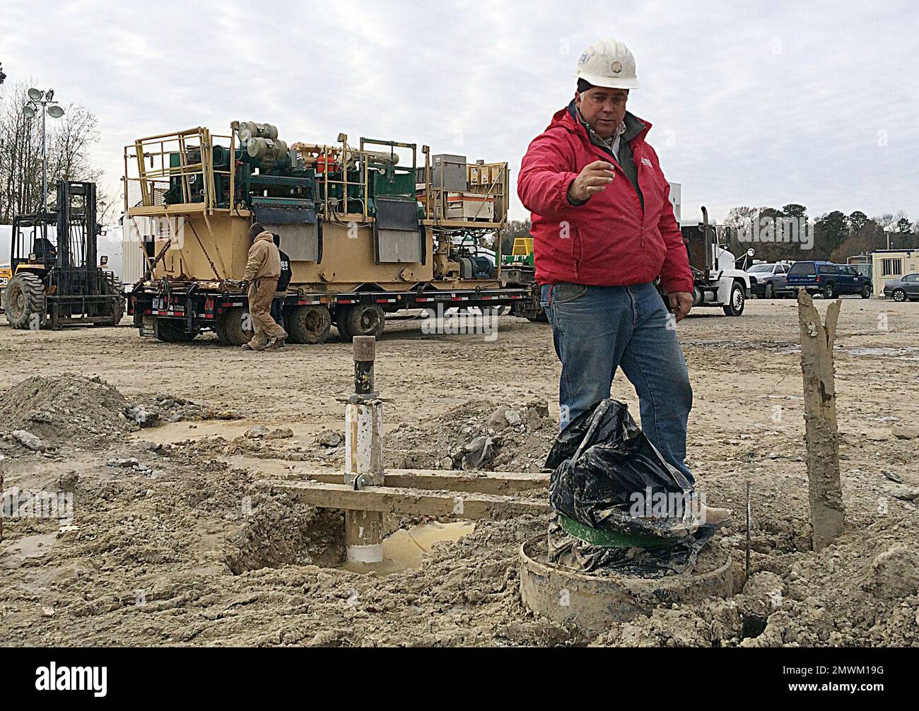 In this Dec. 16, 2016 photo, David Nelms, a hydrologist with the U.S