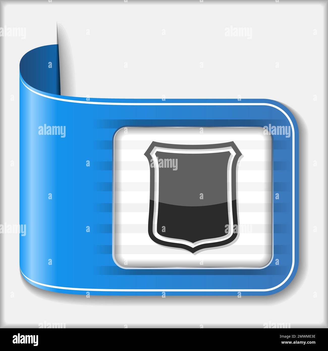 Shield edge Stock Vector Images - Alamy
