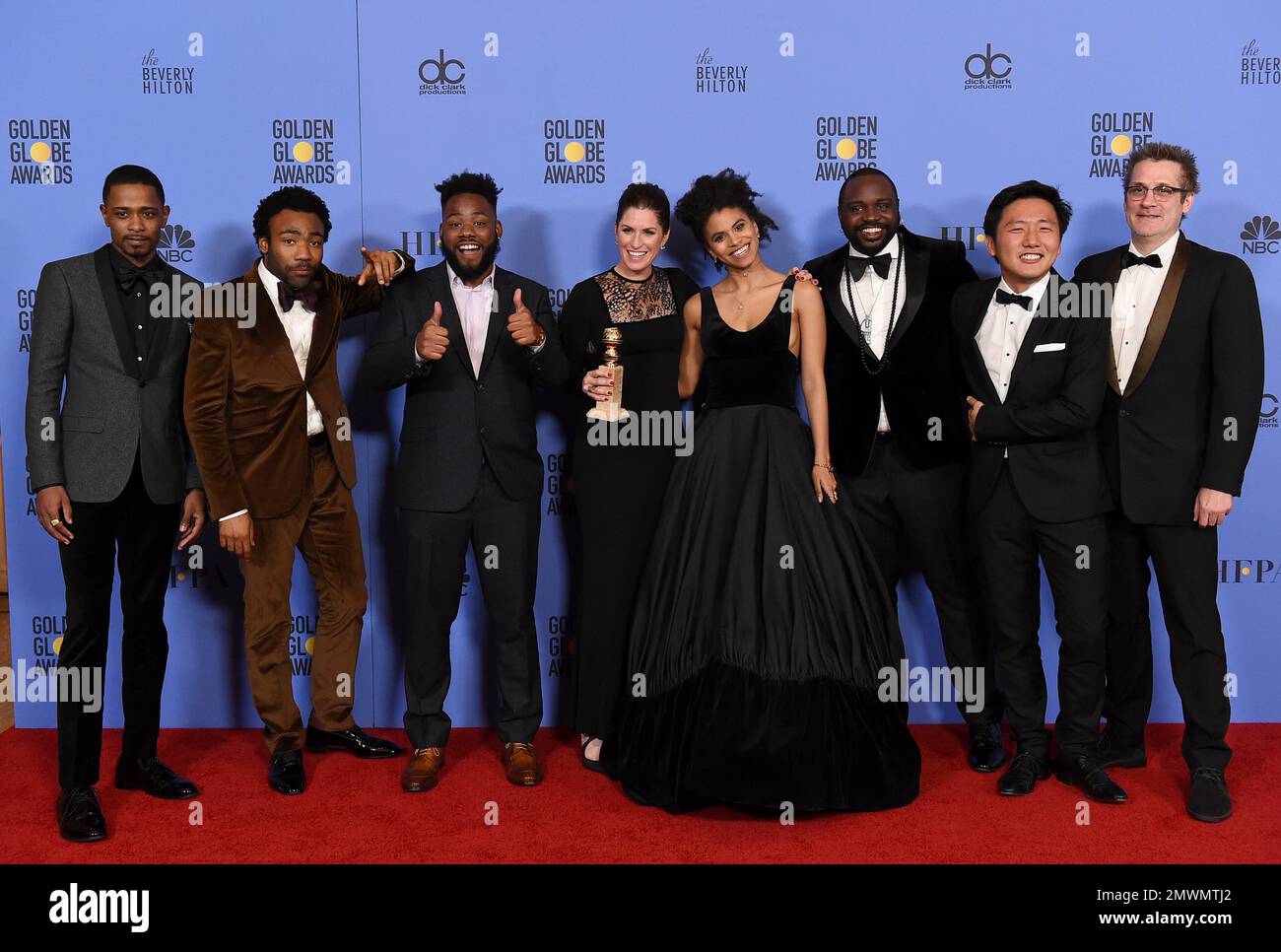 The cast and crew of 