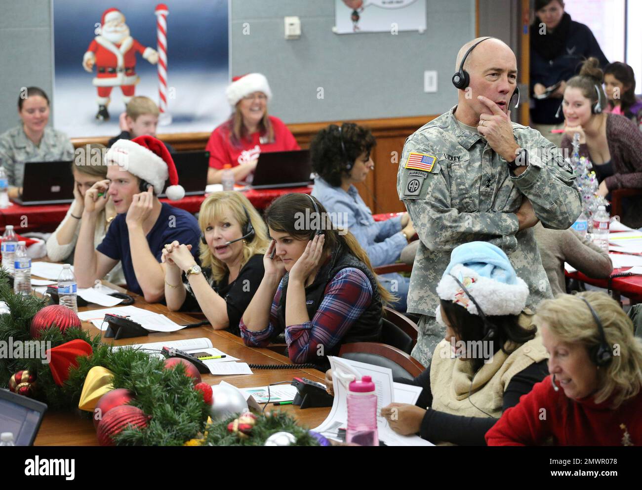 FILE In this Dec. 24, 2014, file photo, NORAD and U.S. Northern