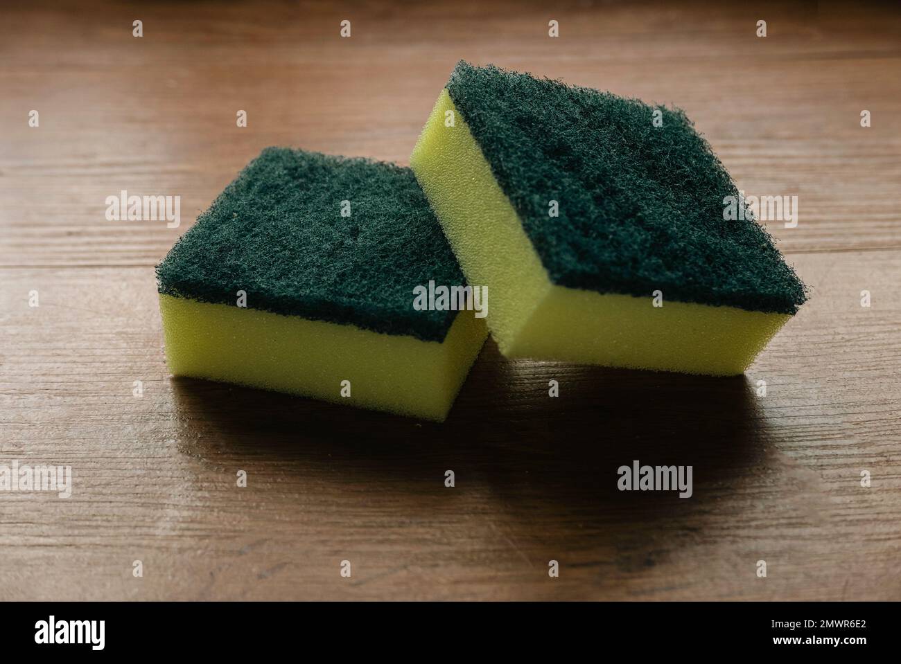 Scouring pad sponging pads for household chores cleaning. Cleaning