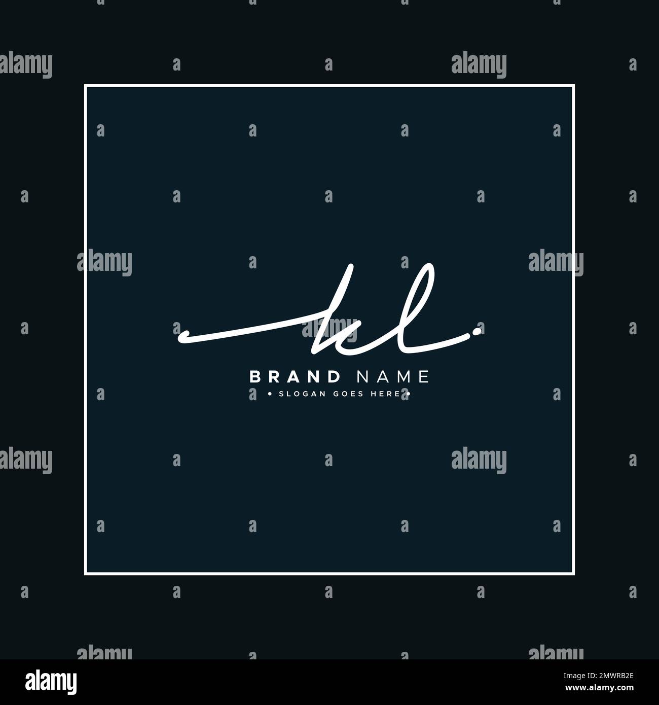 KL Handwritten Signature logo - Vector Logo Template for Beauty ...
