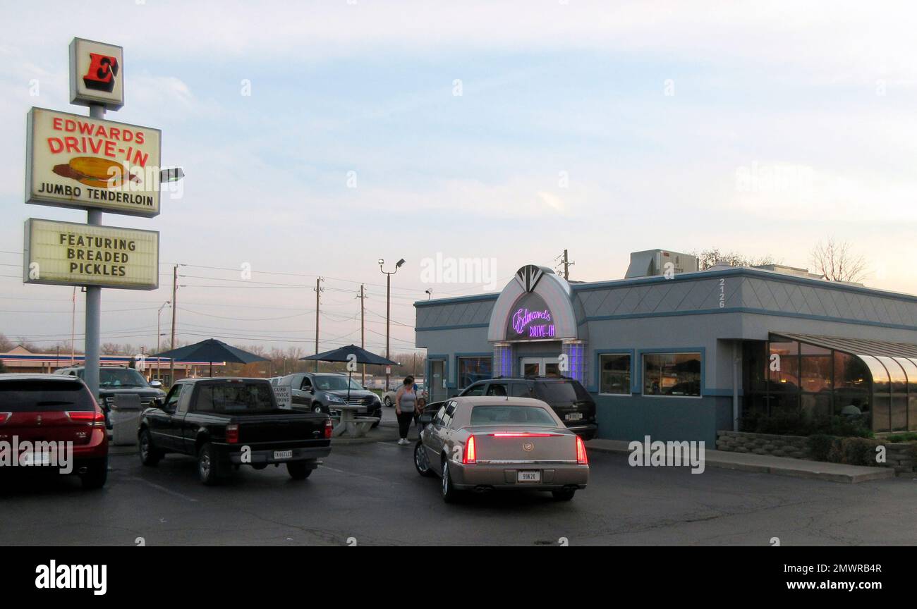 FILE This April 18, 2016 file photo shows Edwards DriveIn, an Indianapolis eatery known for