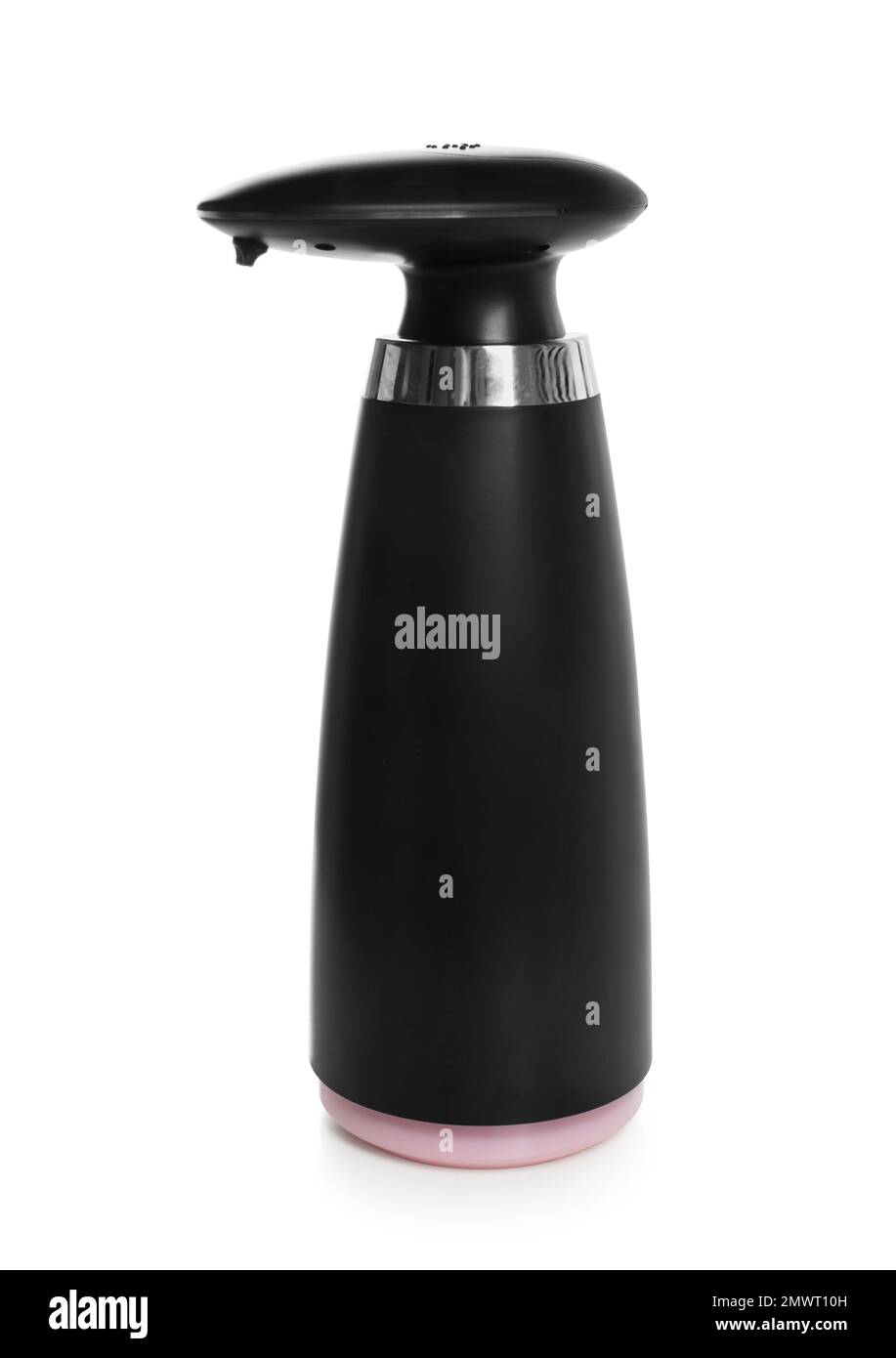 Modern automatic soap dispenser isolated on white Stock Photo Alamy