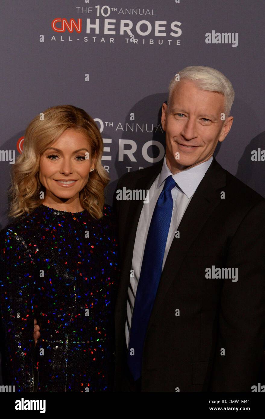 Kelly Ripa Cooper Kelly Ripa and Anderson Cooper attend the 10th Annual CNN Heroes: An ...