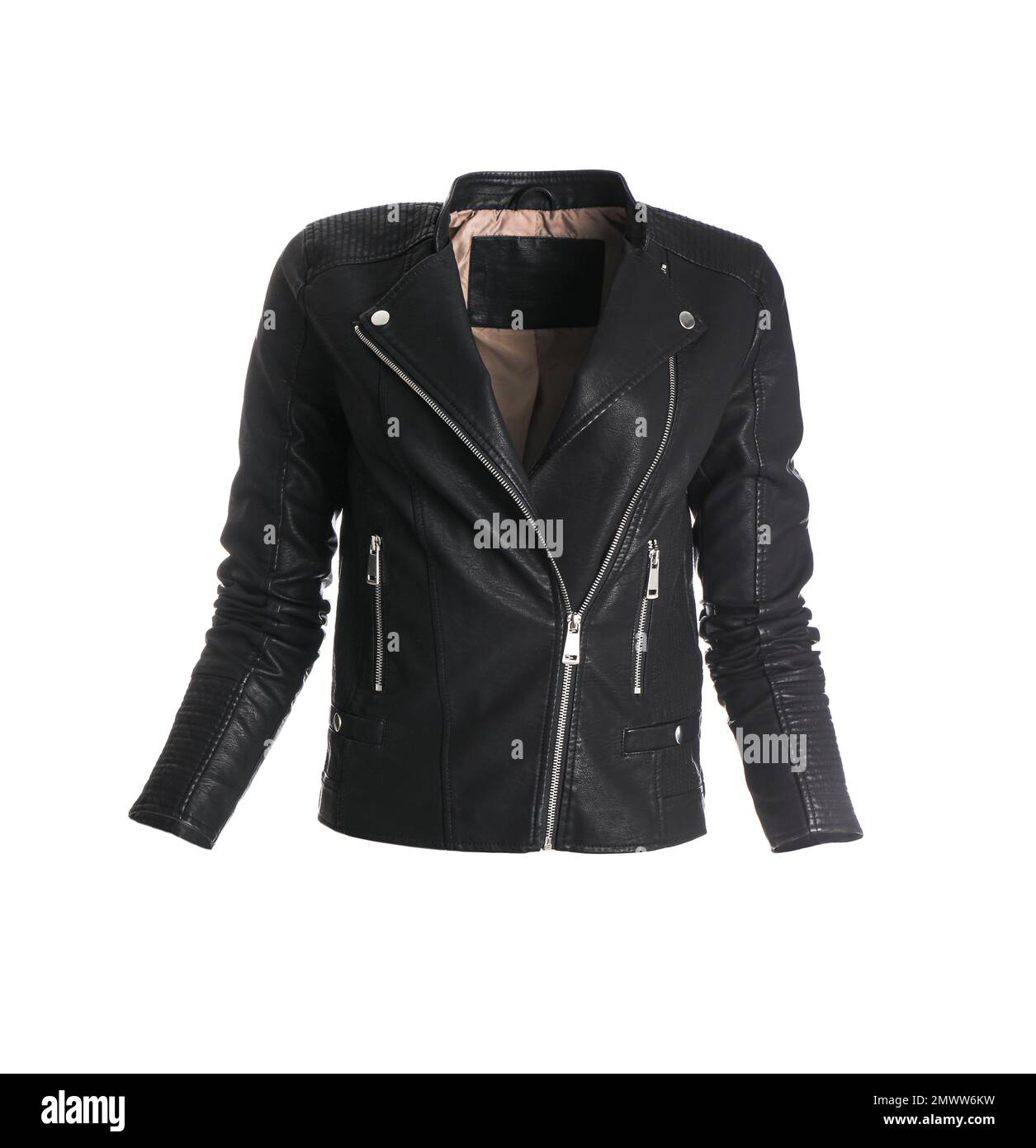 Girl wear leather jacket hi-res stock photography and images - Alamy