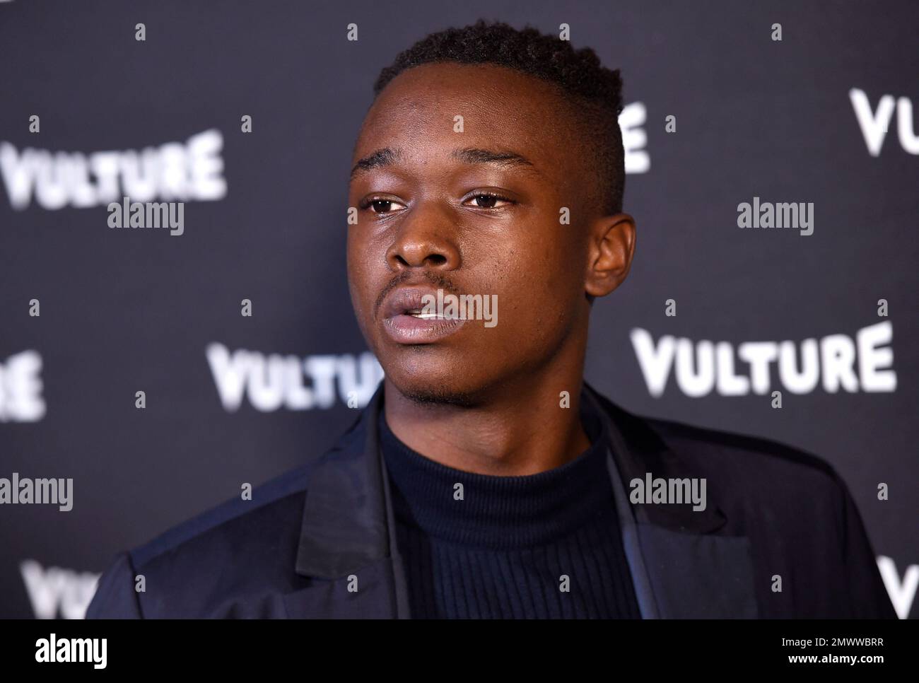 Ashton Sanders arrives at the New York Magazine and Vulture inaugural