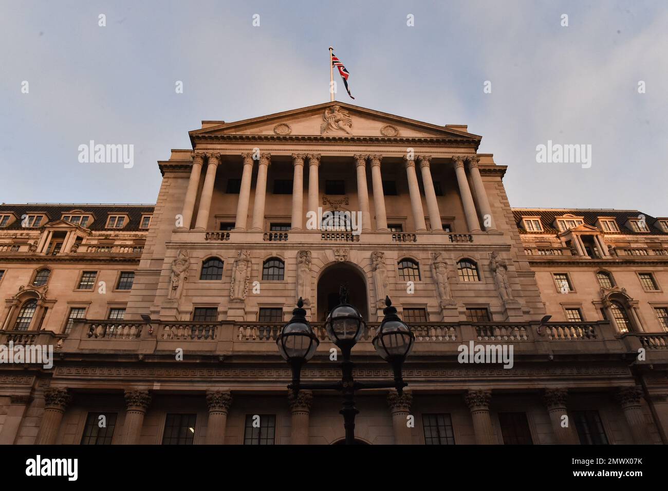 London, UK, 02 February 2023. A general view of the Bank of England ahead of interest rate rise. Credit: Thomas Krych/ Alamy Live News Stock Photo