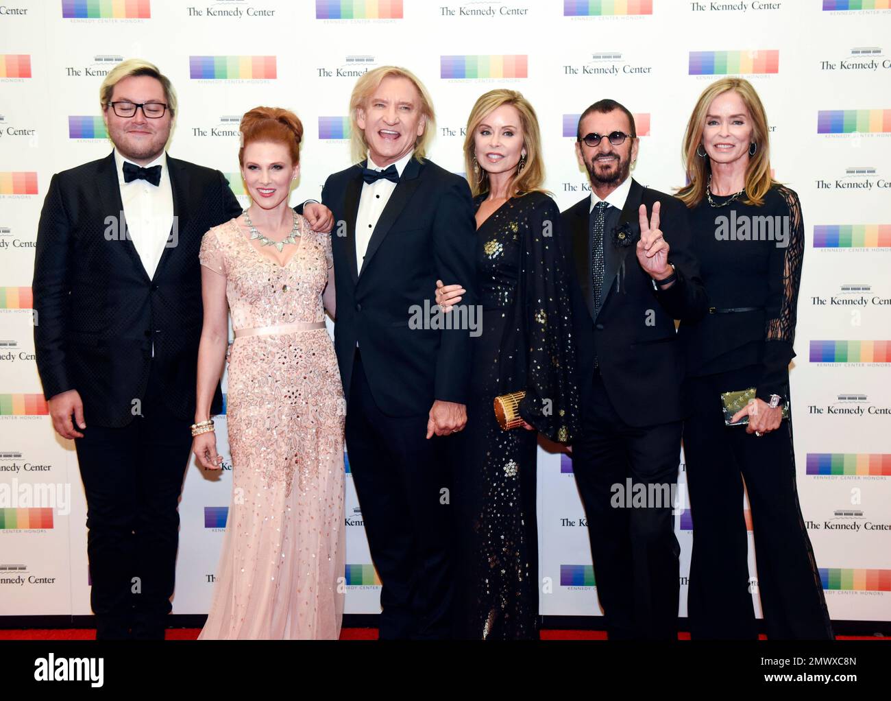 Kennedy Center Honoree Joe Walsh, third from left, of the Eagles