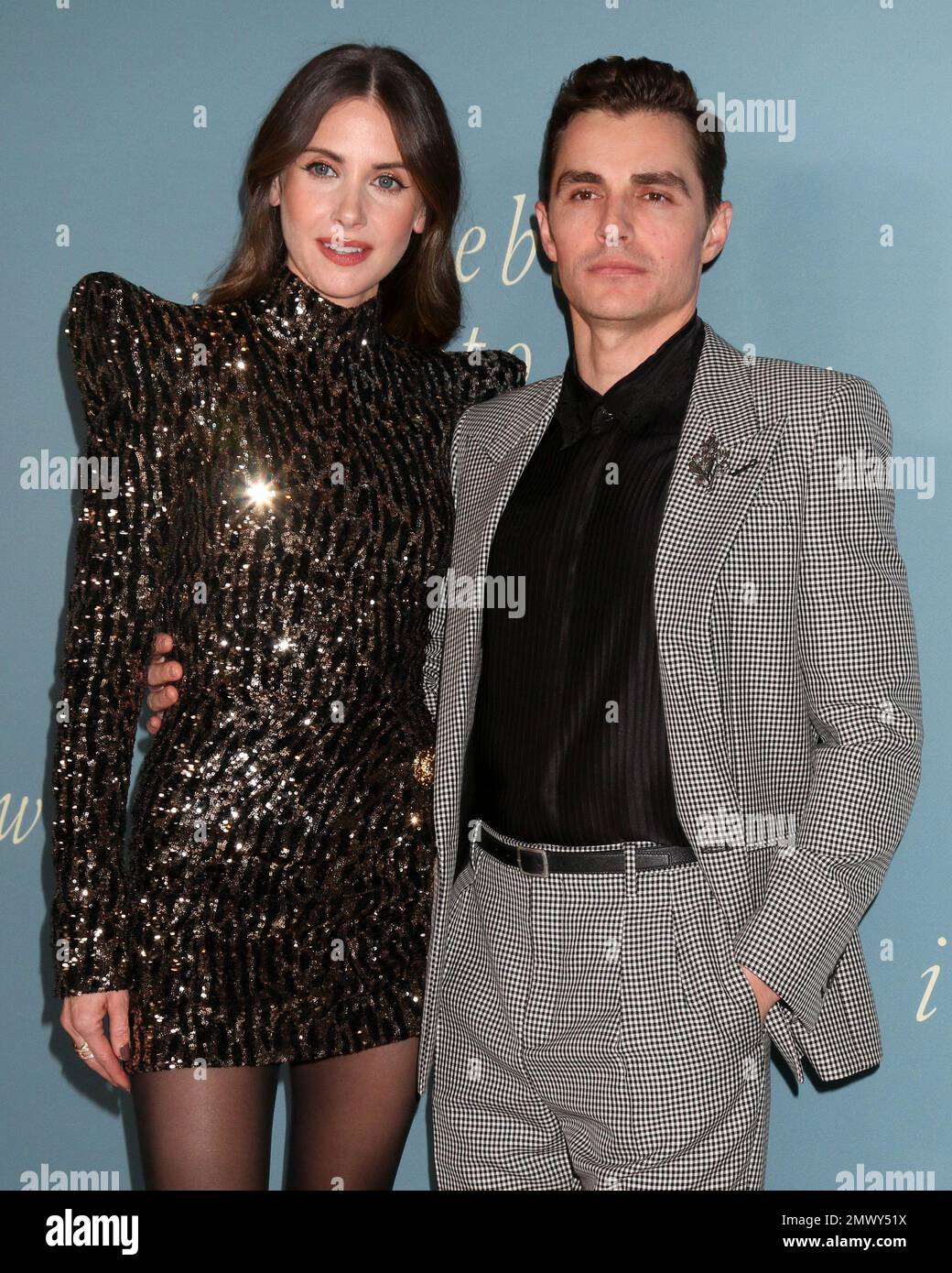 LOS ANGELES - DEC 1: Alison Brie, Dave Franco at the Somebody I Used to