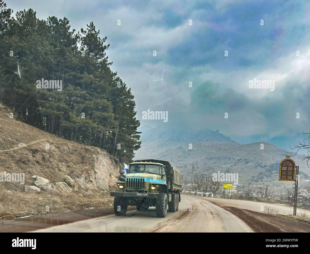 Gilles Bader / Le Pictorium Armenia blockade of the Latchin corridor