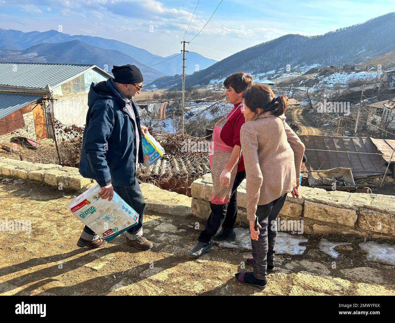 Latchin corridor, Armenia, 01/02/2023, Gilles Bader / Le Pictorium