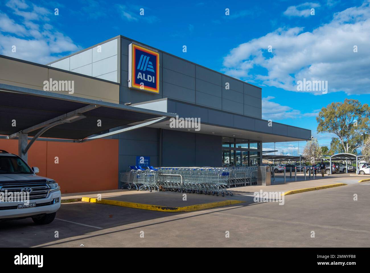 The ALDI supermarket store in the regional city of Dubbo in western New