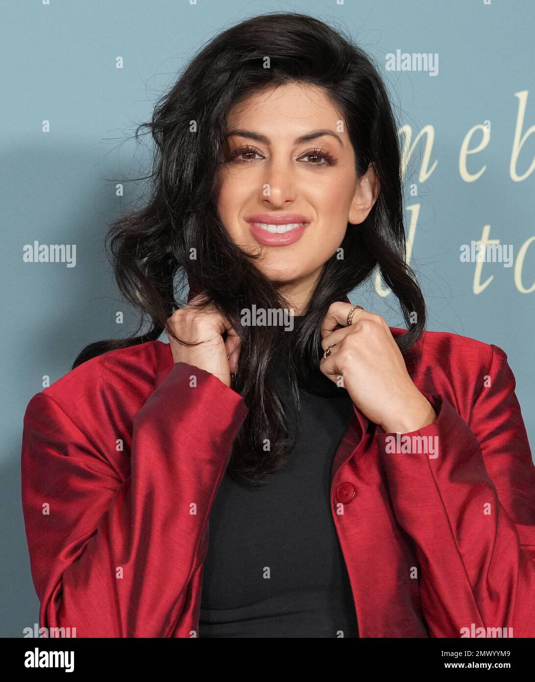 Los Angeles, USA. 01st Feb, 2023. Ayden Mayeri arrives at the SOMEBODY(02)
