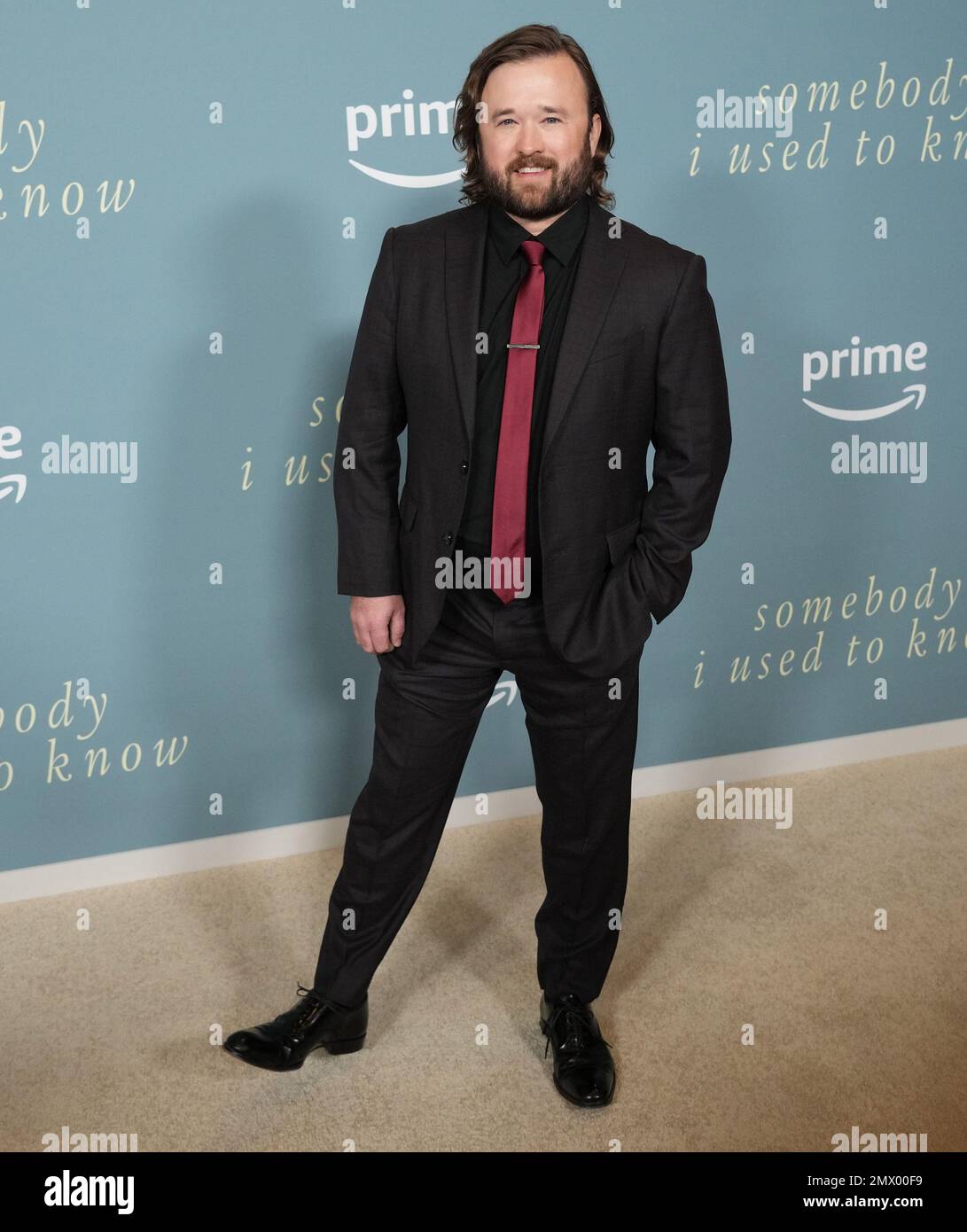 Haley Joel Osment arrives at the SOMEBODY I USED TO KNOW Los Angeles Premiere held at The Culver