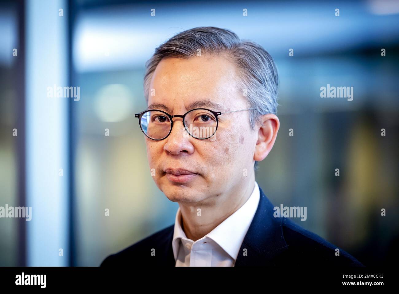 AMSTERDAM - CFO Tanate Phutraku of ING Group during a press conference about the annual results. ANP ROBIN VAN LONKHUIJSEN netherlands out - belgium out Stock Photo