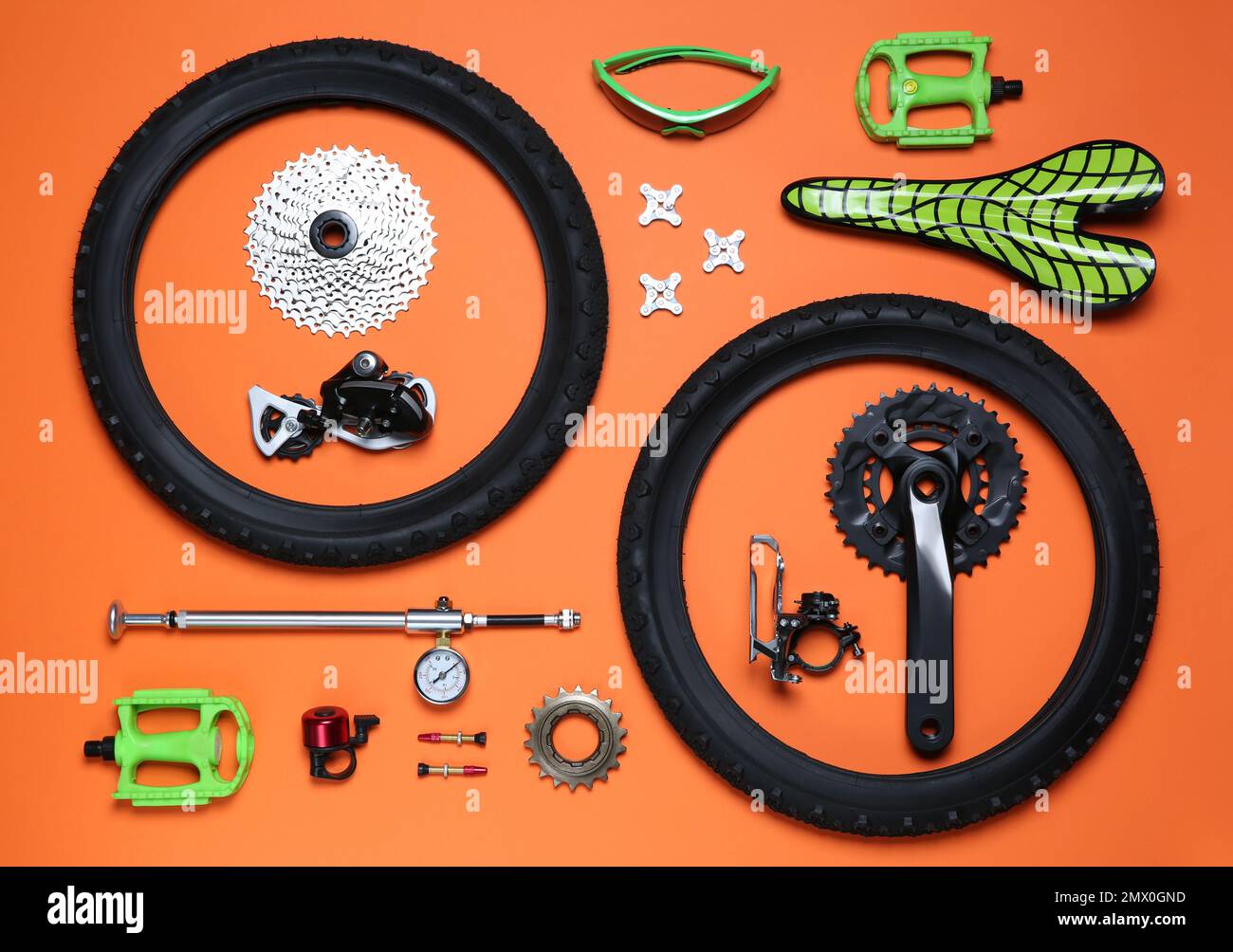 Modern bicycle and accessories shop with repair hires stock