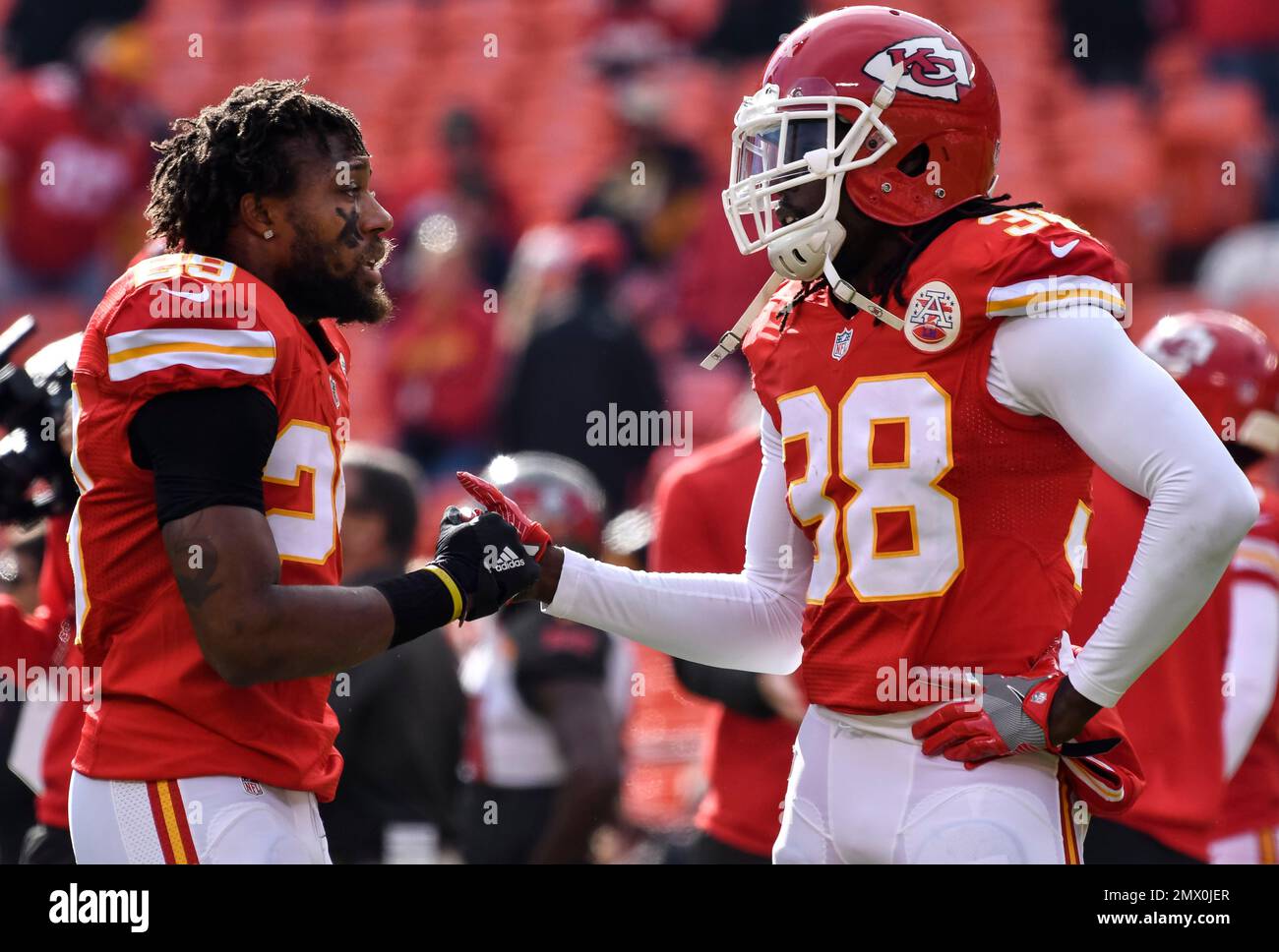 Kansas City Chiefs strong safety Eric Berry (29), left, and Kansas City ...