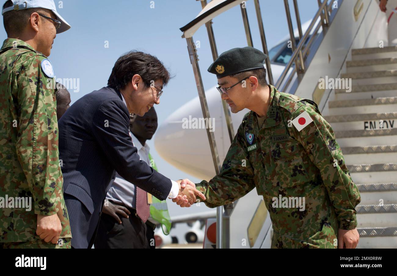 CORRECTS JAPANESE AMBASSADOR'S NAME - Squad leader Captain Yoshino
