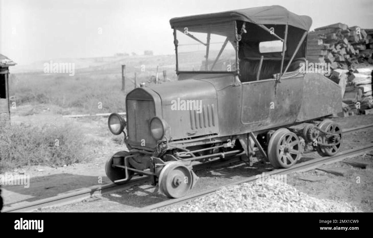 Uintah Railway narrow gauge railcar number 52 Stock Photo