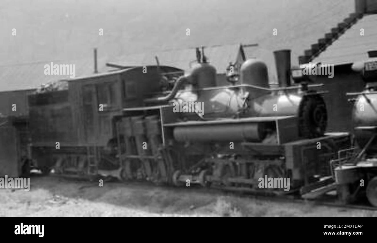 Uintah Railway narrow gauge engine No 5 Stock Photo Alamy