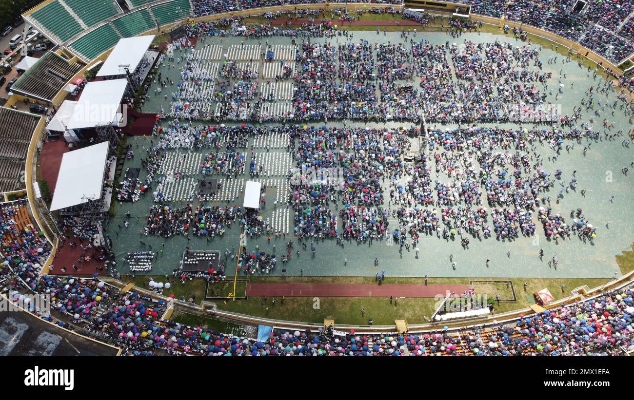 Palacio de Los Deportes, Santo Domingo, Stadium, Concert, Crowd Stock Photo