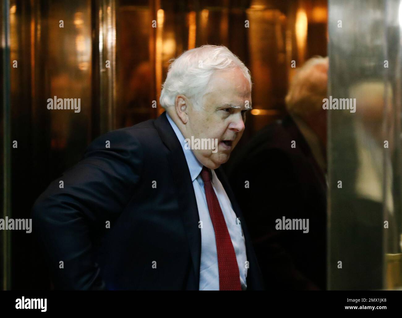 Frederick Smith, founder, chairman, president, and CEO of FedEx, boards