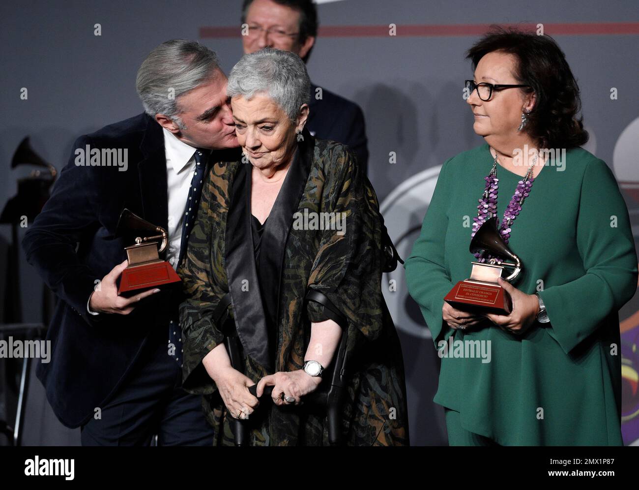 CORRECTS DATE TO NOV. 16 Inaki Uranga, left, of the group El