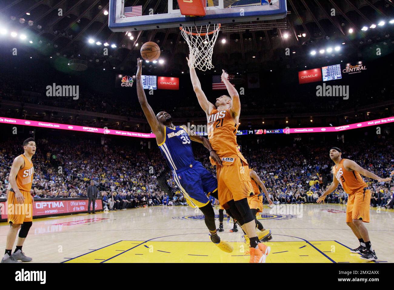 Alex Len - Phoenix Suns - Game-Worn 'Los Suns' City Jersey - 2017
