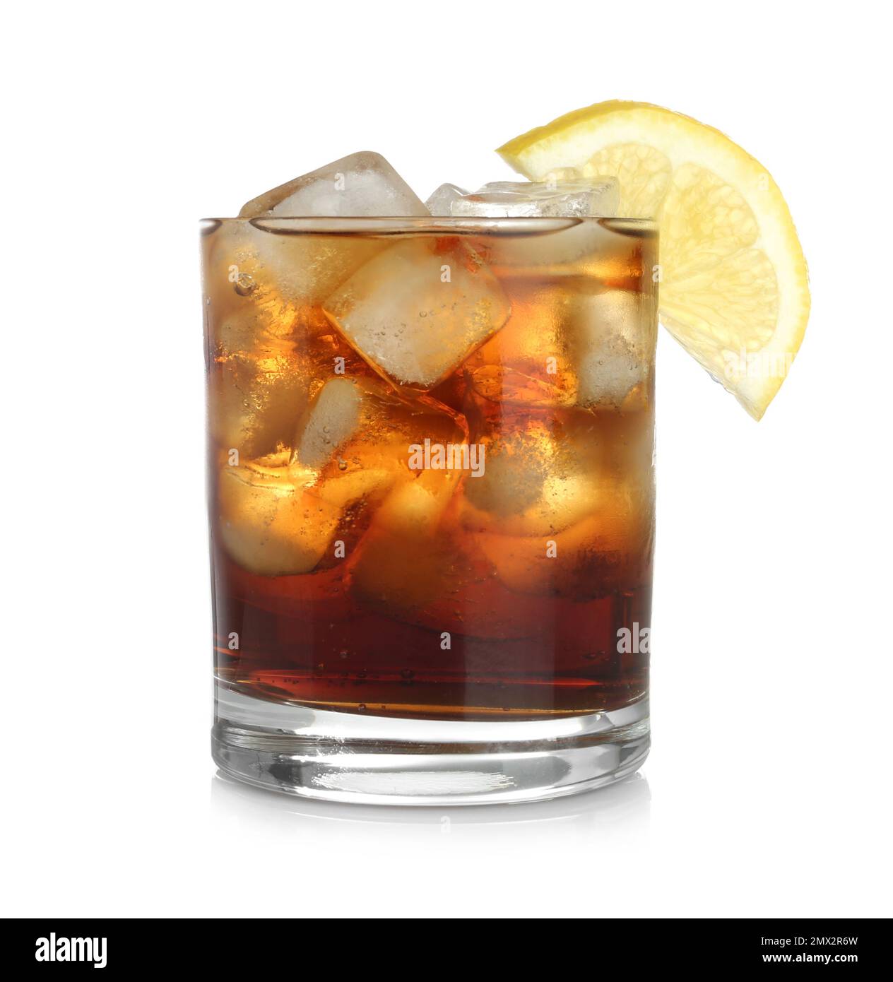 Cola drink ice cube lemon Cut Out Stock Images & Pictures - Alamy