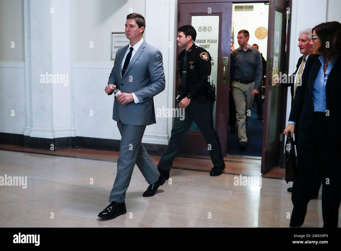 Ray Tensing leaves court on the day of closing arguments in his murder ...