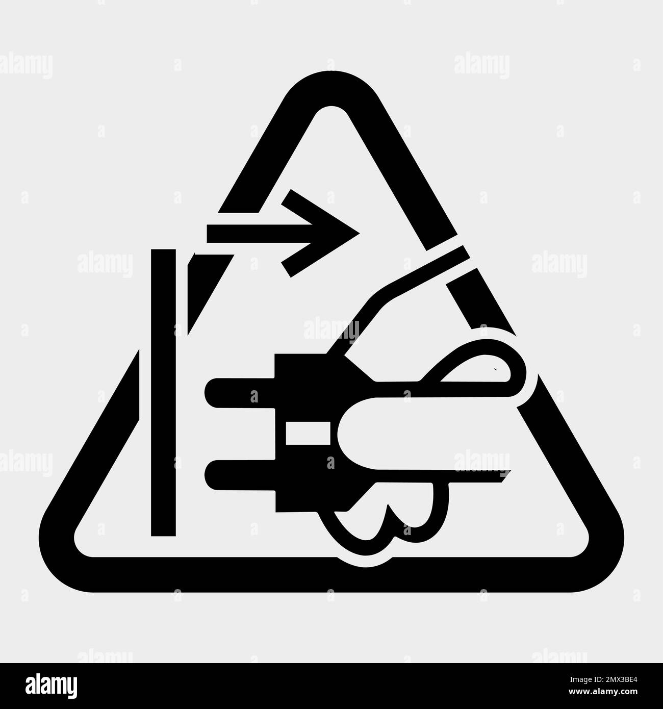 Disconnect Mains Plug From Electrical Outlet Stock Vector Image & Art