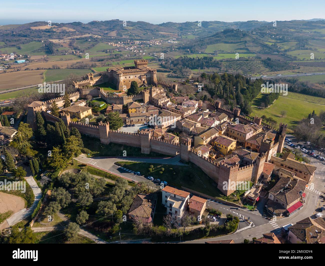 Urbino mountain panorama hi-res stock photography and images - Alamy