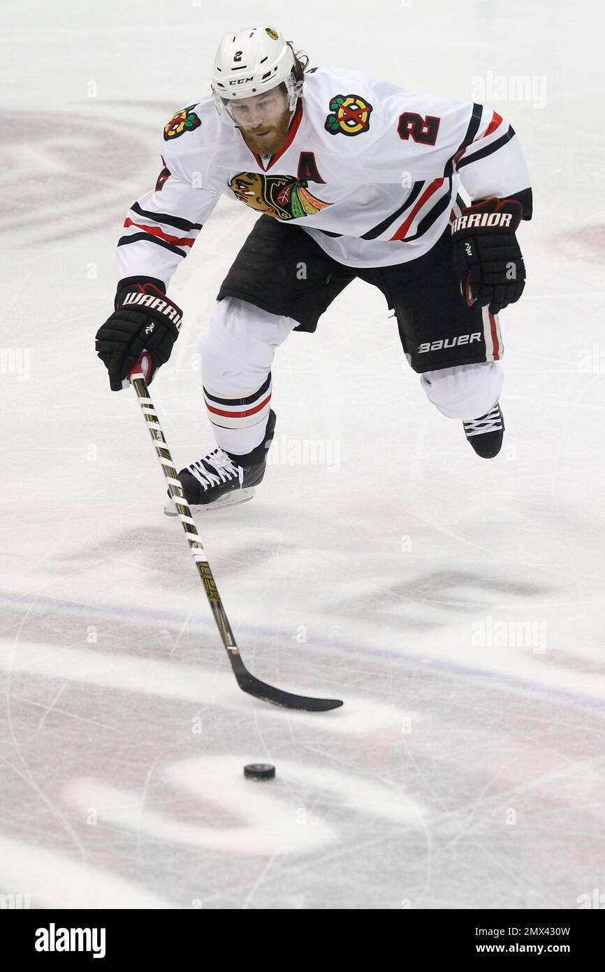 Chicago Blackhawks Defenseman Duncan Keith In The First Period During An Nhl Hockey Game Against 8172