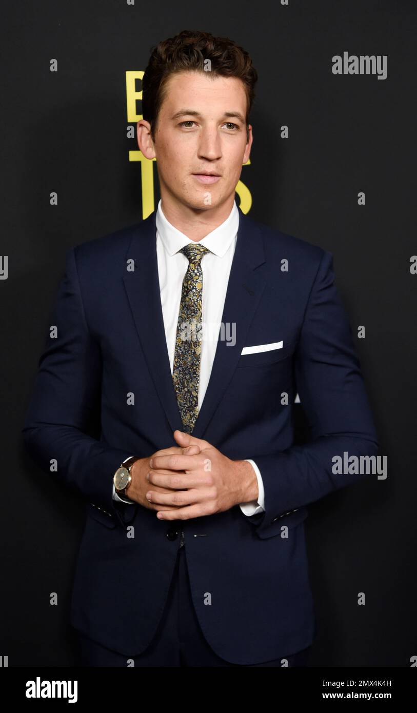 Miles Teller, who portrays former boxer Vinny Pazienza in "Bleed for